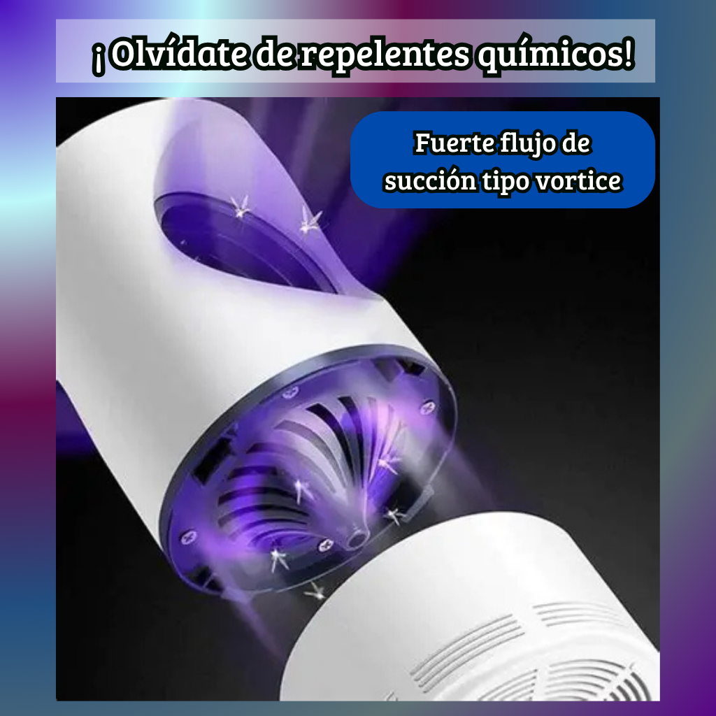 Mata Mosquitos Eléctrico LED UV | Duerme Sin Zumbidos, Sin Picaduras y Sin Químicos