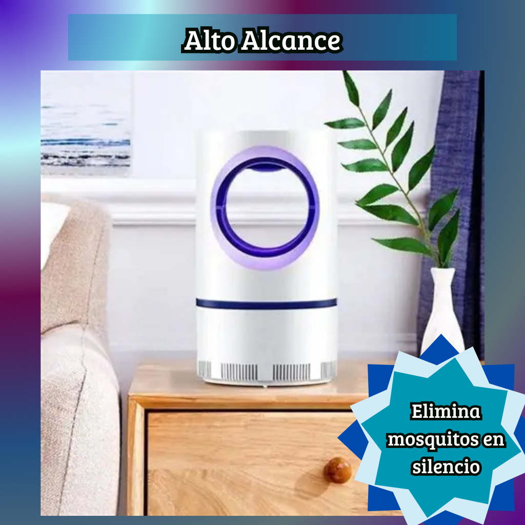 Mata Mosquitos Eléctrico LED UV | Duerme Sin Zumbidos, Sin Picaduras y Sin Químicos