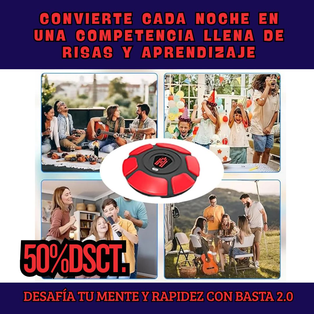 Juego de Mesa Electrónico Basta 2.0 | Diversión, Reto y Risas sin Fin