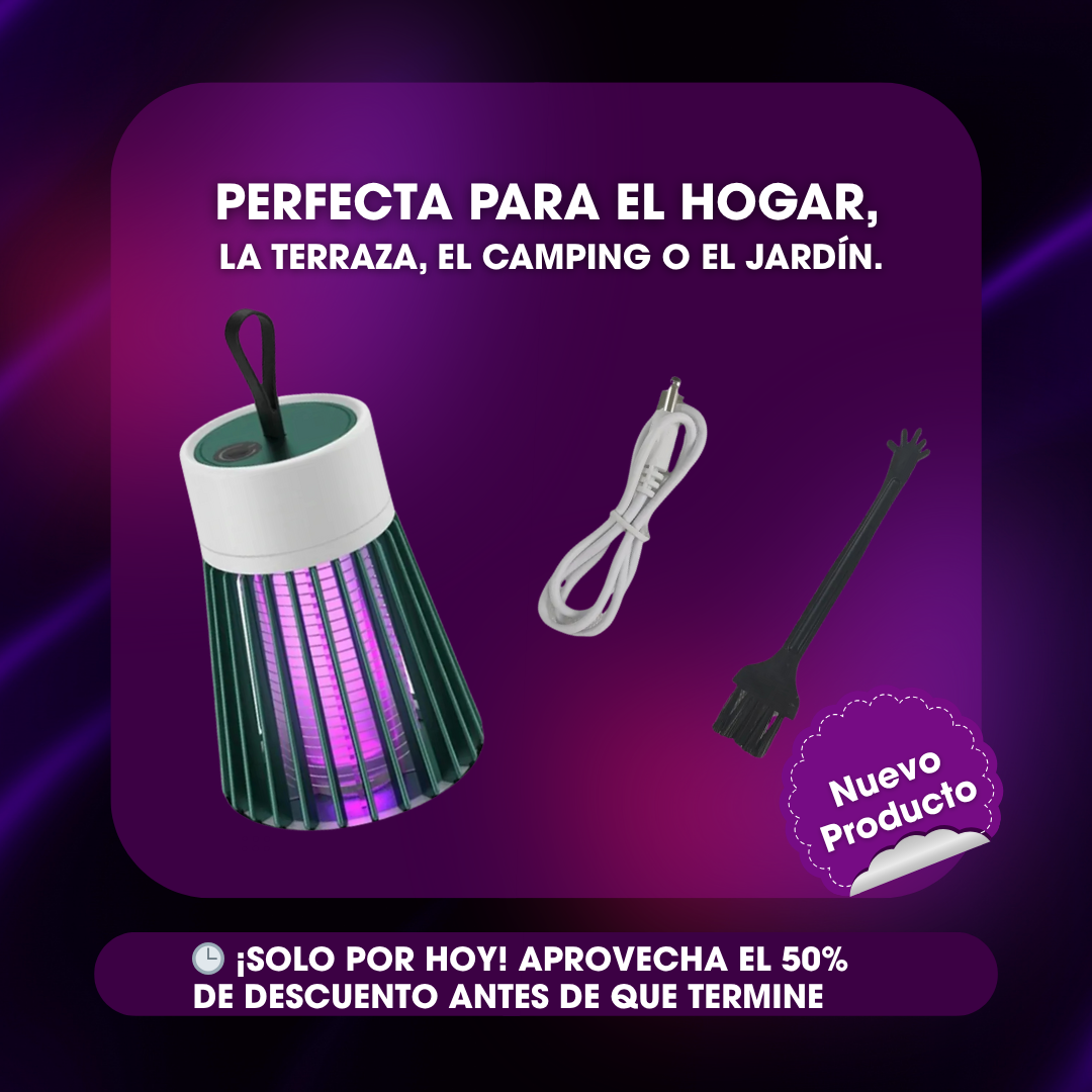 Lámpara MosquiFree – Duerme tranquilo, sin mosquitos ni venenos
