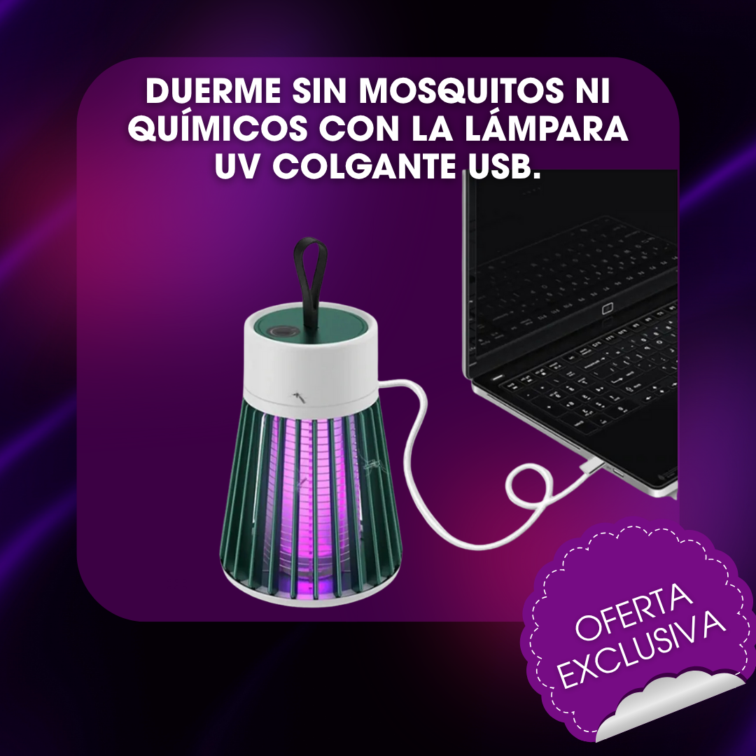 Lámpara MosquiFree – Duerme tranquilo, sin mosquitos ni venenos