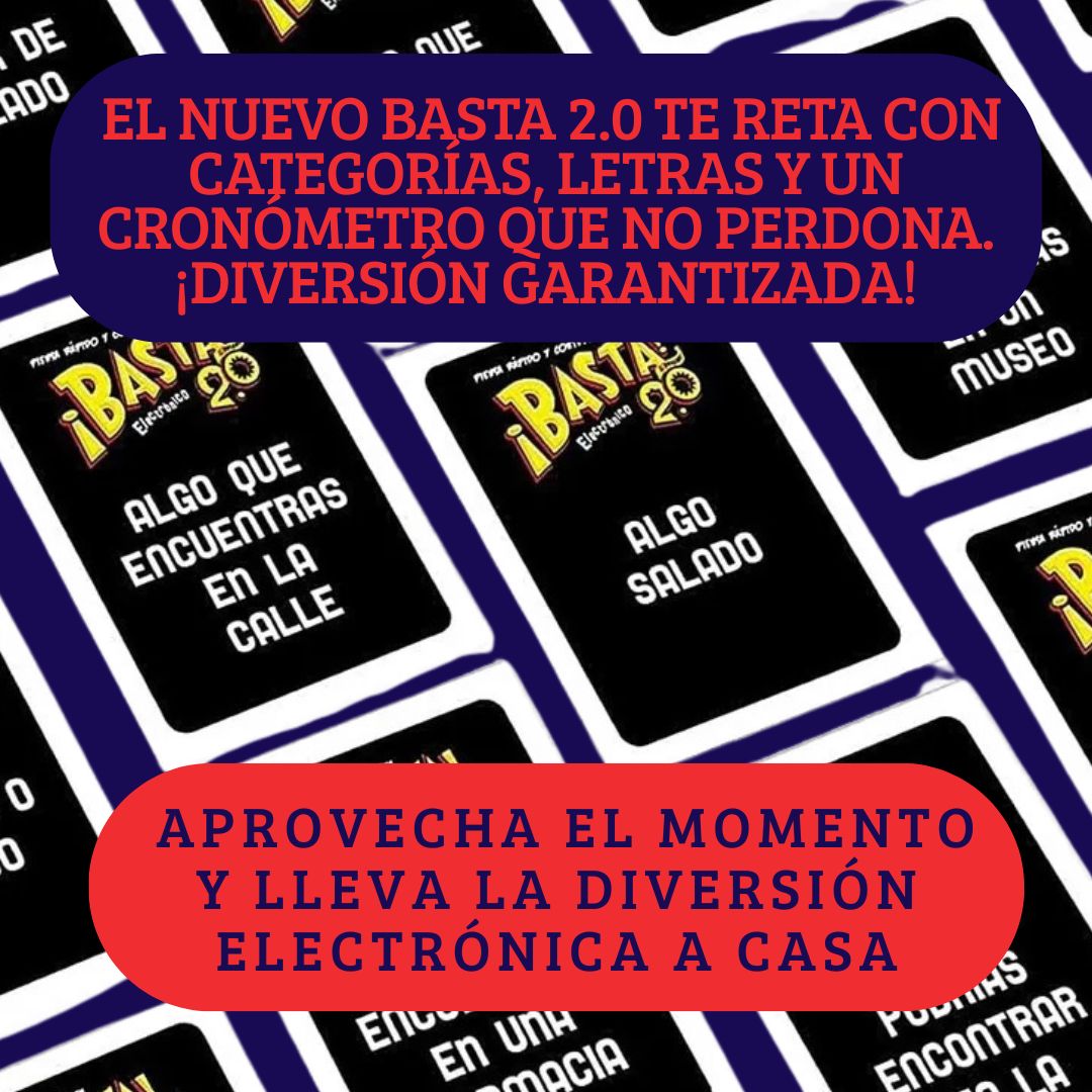Juego de Mesa Electrónico Basta 2.0 | Diversión, Reto y Risas sin Fin