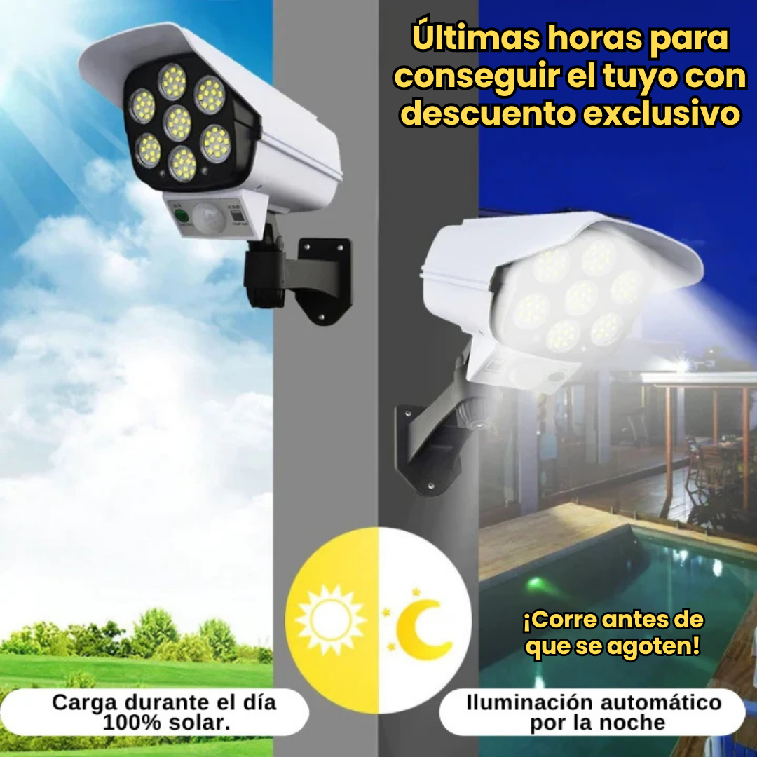 FOCO SOLARGUARD — ILUMINACIÓN Y SEGURIDAD, TODO EN UNO